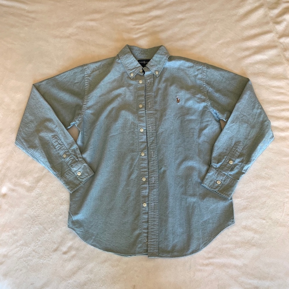 Boy’s Ralph Lauren Button Up Oxford Shirt